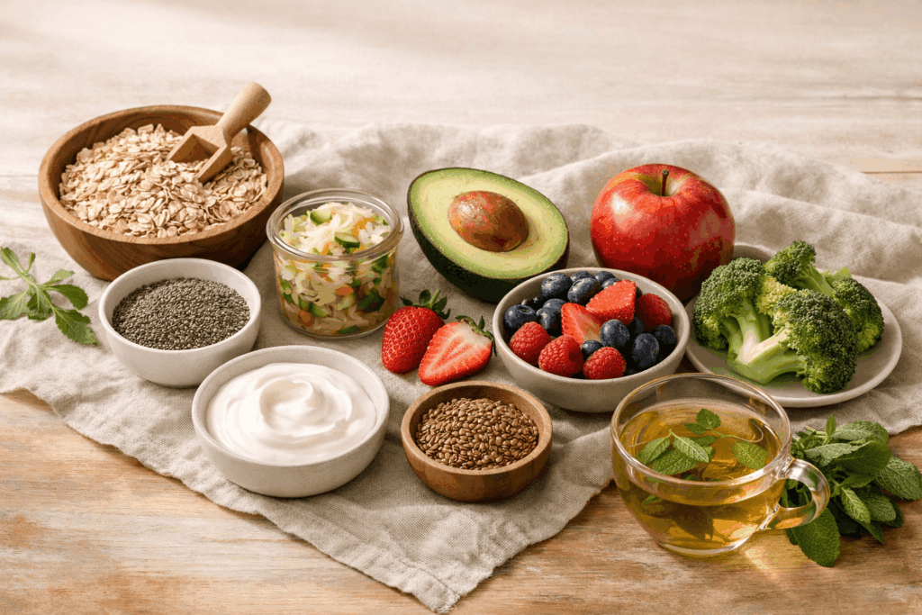 Verdauung anregen Lebensmittel