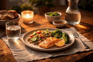 regelmäßige kleine Mahlzeiten bei Blähbauch