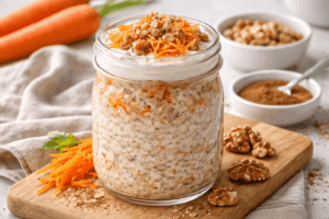 Karottenkuchen Overnight Oats