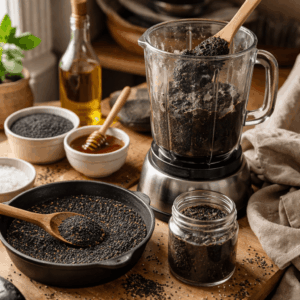 Zubereitung Sesam Paste