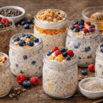 Overnight Oats mit Flohsamenschalen