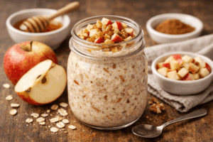 Apfel-Zimt Verdauungs Overnight Oats