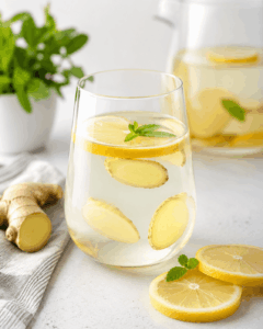 Ingwer Zitronenwasser
